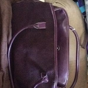 Croft & Barrow wine colored handbag